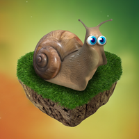 Logo Snail Puzzle Mind Brain Game